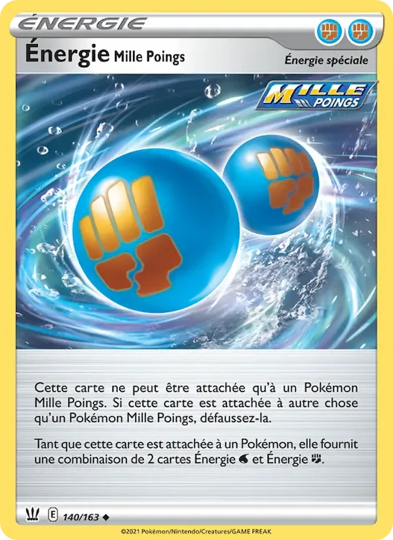 Énergie Mille Poings 140 – Styles de combat