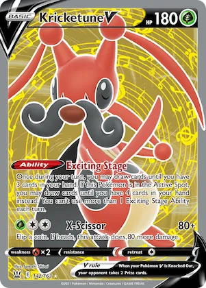 Kricketune V #142 – Battle Styles