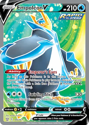 Empoleon V #145 – Battle Styles