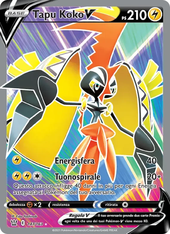Tapu Koko V 147 – Stili di Lotta