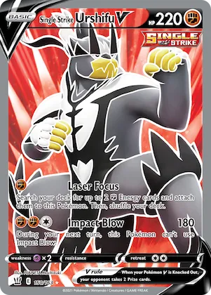 Single Strike Urshifu V #150 – Battle Styles