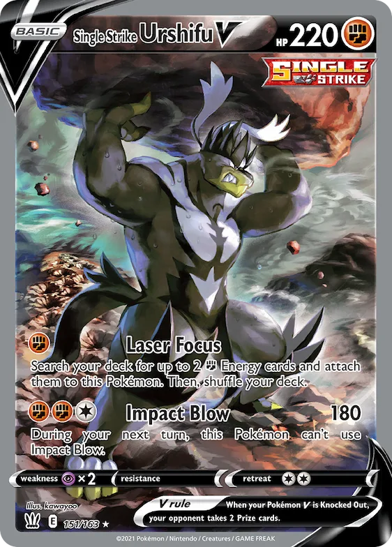 Single Strike Urshifu V #151 – Battle Styles