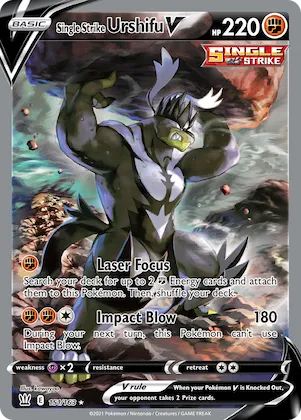 Single Strike Urshifu V #151 – Battle Styles