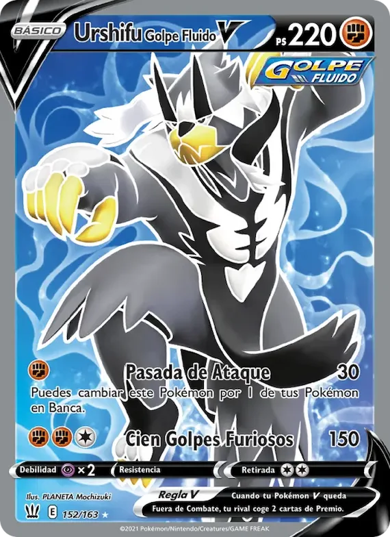 Urshifu Golpe Fluido V 152 – Estilos de Combate