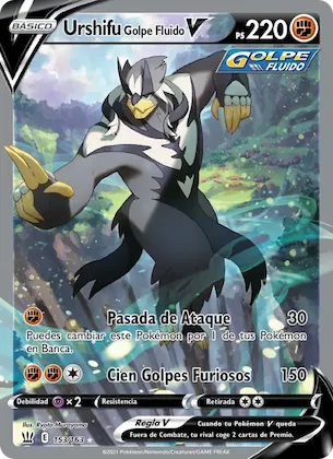 Urshifu Golpe Fluido V 153 – Estilos de Combate