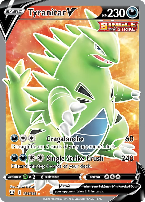 Tyranitar V #154 – Battle Styles
