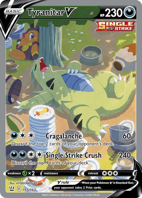 Tyranitar V #155 – Battle Styles