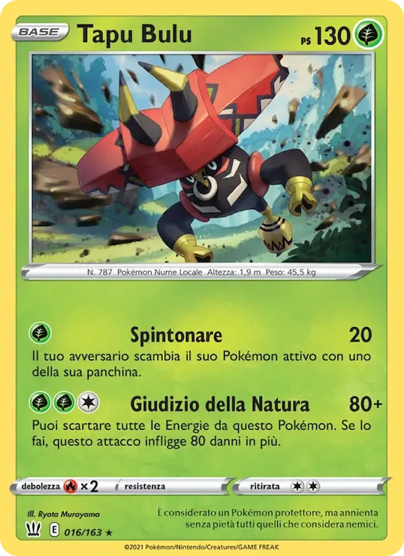 Tapu Bulu 16 – Stili di Lotta