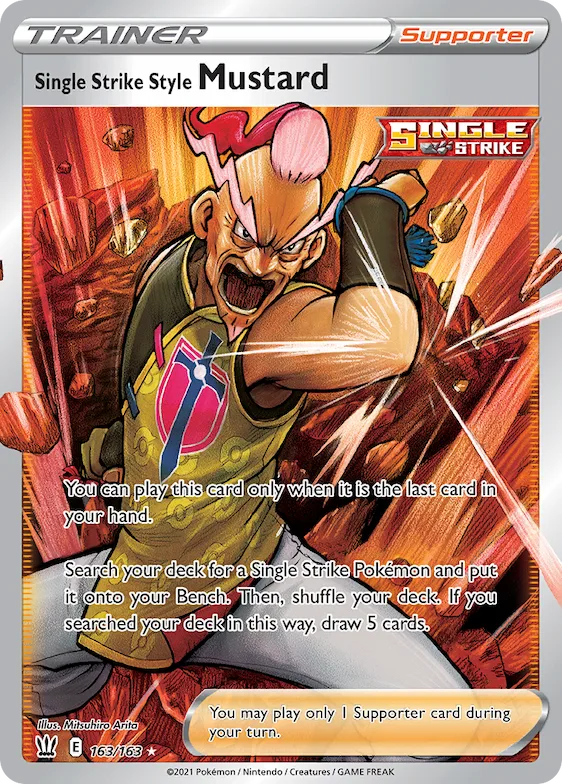 Single Strike Style Mustard #163 – Battle Styles