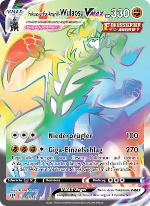 Fokussierter-Angriff-Wulaosu VMAX Nr. 167 – Battle Styles