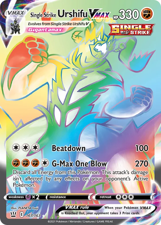 Single Strike Urshifu VMAX #167 – Battle Styles