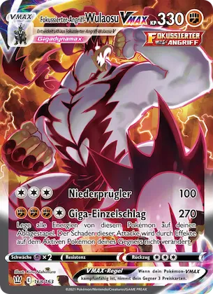 Fokussierter-Angriff-Wulaosu VMAX Nr. 168 – Battle Styles