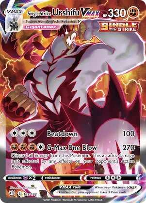 Single Strike Urshifu VMAX #168 – Battle Styles