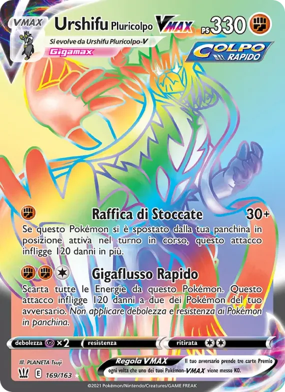 Urshifu Pluricolpo VMAX 169 – Stili di Lotta