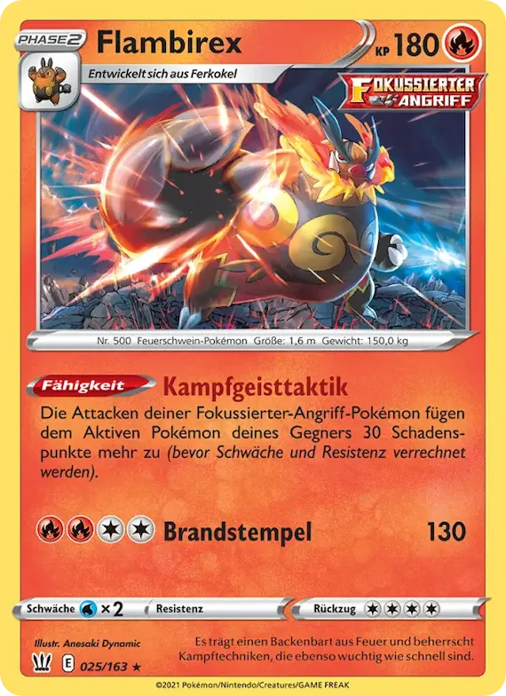 Flambirex 25 – Kampfstile