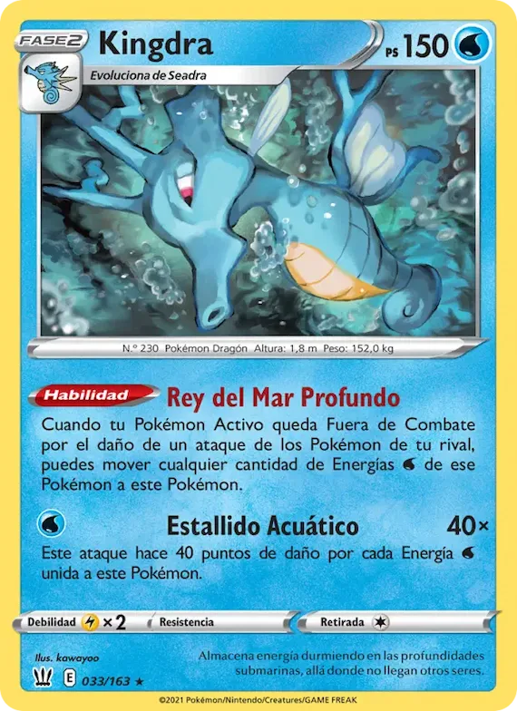 Kingdra 33 – Estilos de Combate