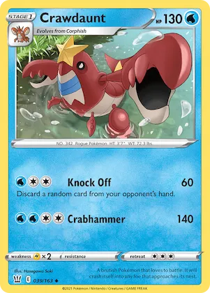 Crawdaunt #39 – Battle Styles