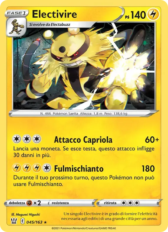 Electivire 45 – Stili di Lotta