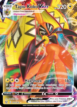 Tapu Koko VMAX #51 – Battle Styles