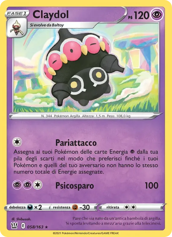 Claydol 58 – Stili di Lotta