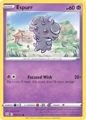 Espurr #60 – Battle Styles