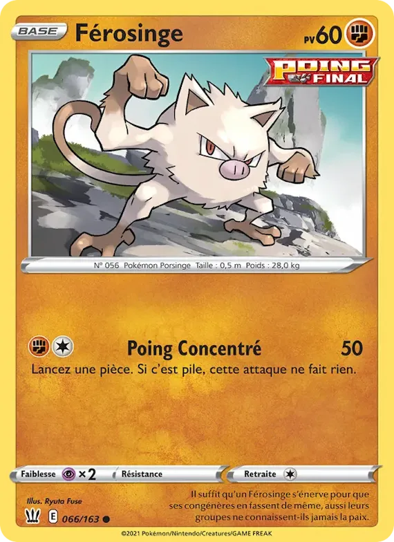 Férosinge 66 – Styles de combat