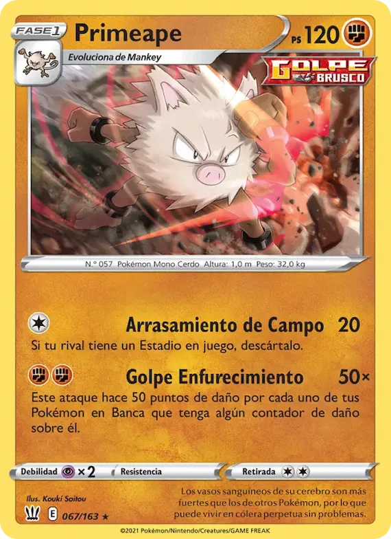 Primeape 67 – Estilos de Combate