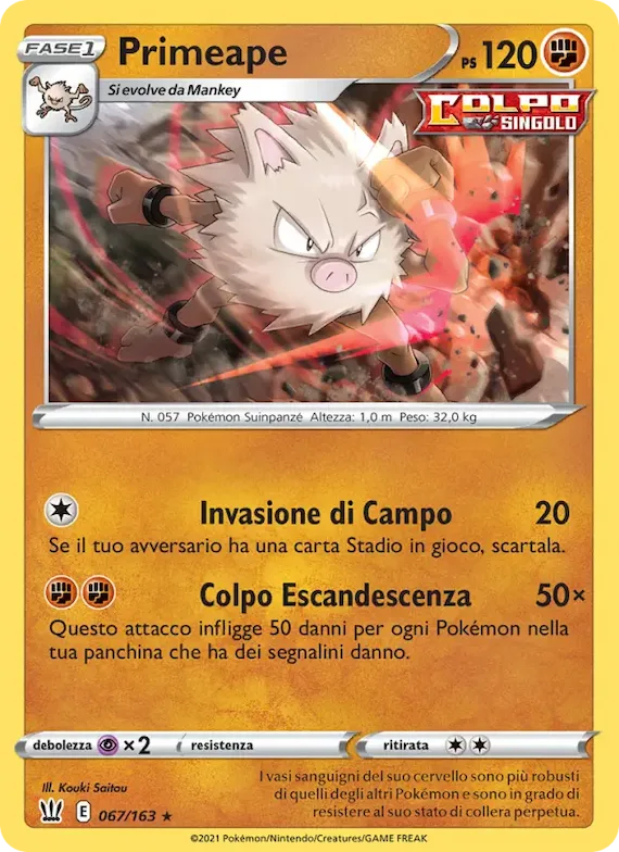 Primeape 67 – Stili di Lotta