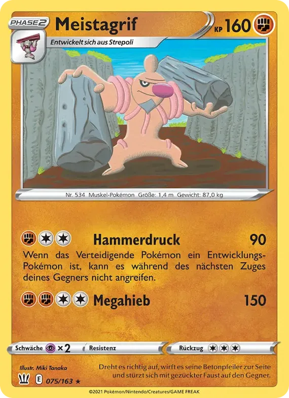 Meistagrif 75 – Kampfstile