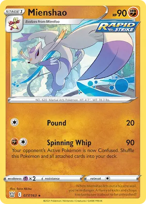 Mienshao #77 – Battle Styles