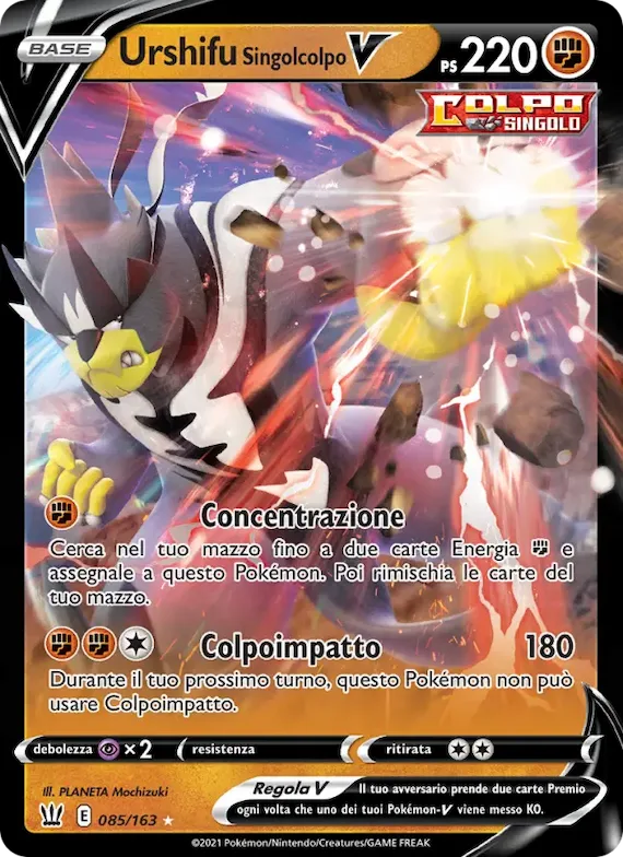 Urshifu Singolcolpo V 85 – Stili di Lotta