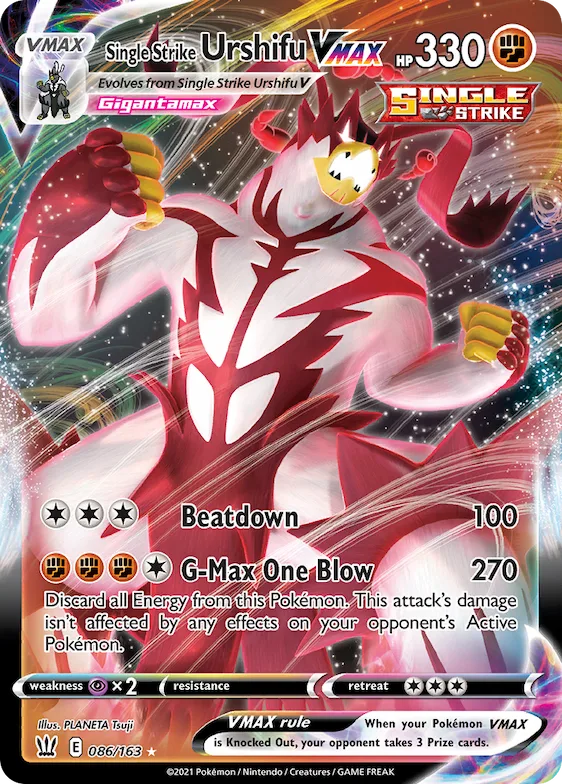Single Strike Urshifu VMAX #86 – Battle Styles