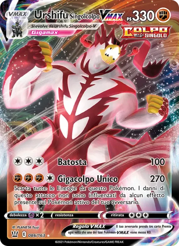 Urshifu Singolcolpo VMAX 86 – Stili di Lotta