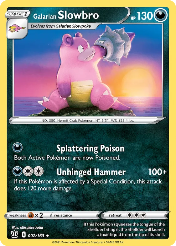Slowbro de Galar 92 – Estilos de Batalha