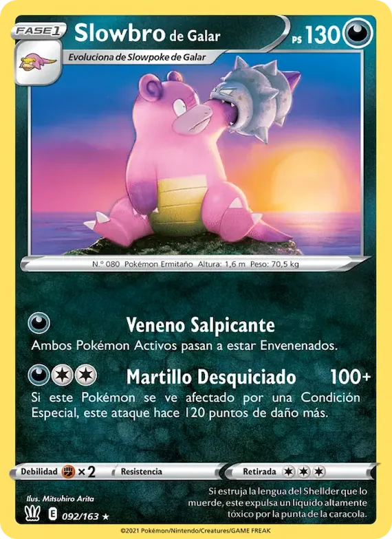 Slowbro de Galar 92 – Estilos de Combate