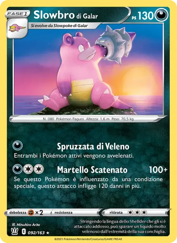 Slowbro di Galar 92 – Stili di Lotta