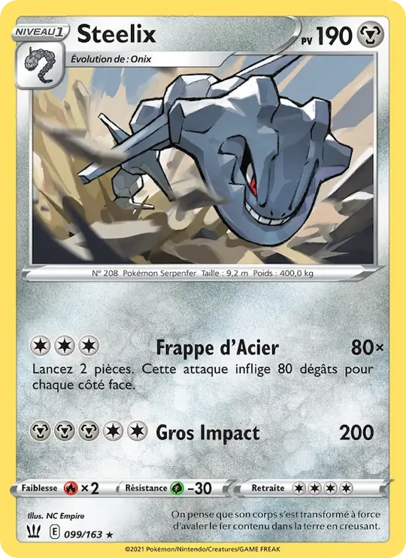 Steelix 99 – Styles de combat