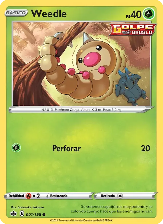 Weedle 1 – Reinado Escalofriante