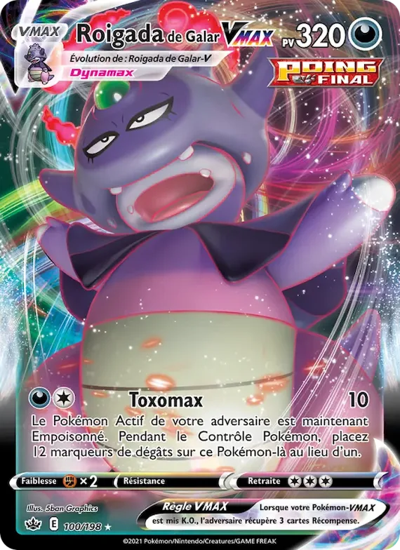 Roigada de Galar VMAX 100 – Règne de Glace