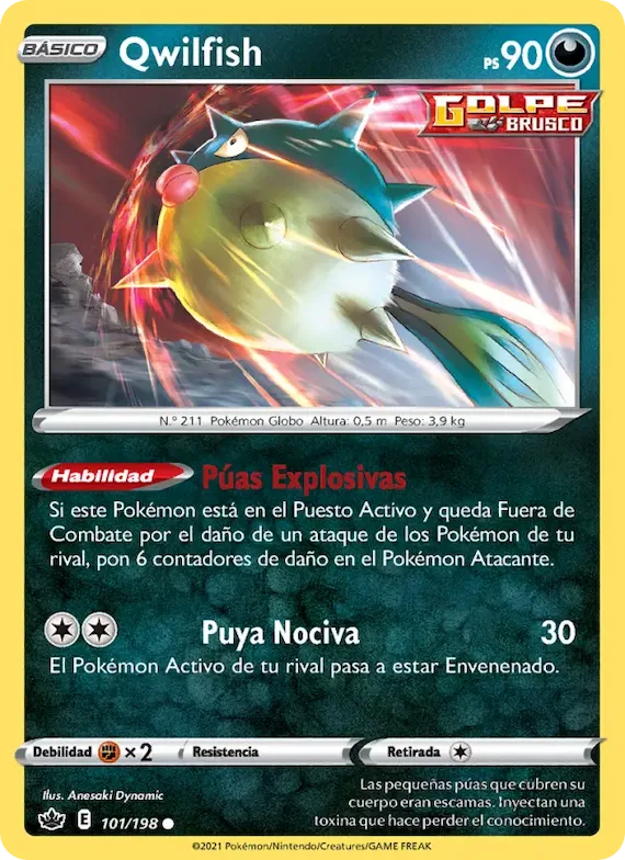 Qwilfish 101 – Reinado Escalofriante