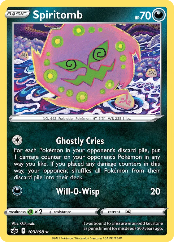 Spiritomb 103 – Reinado Arrepiante