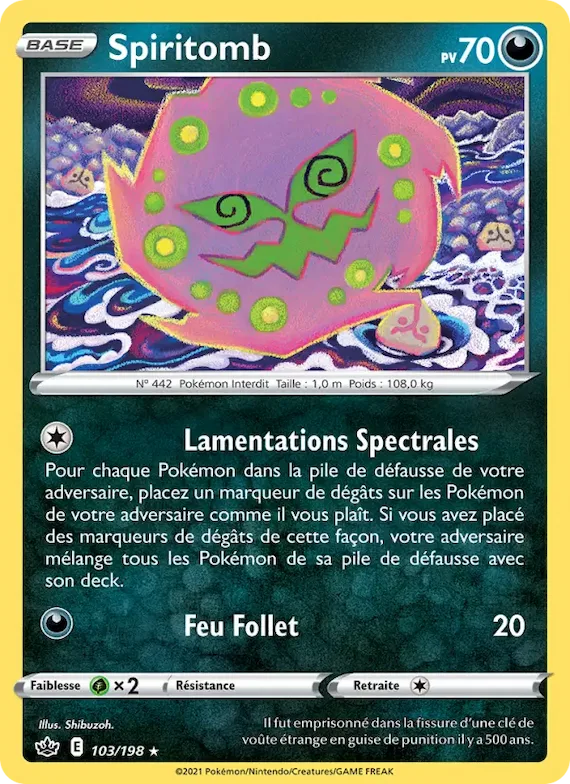 Spiritomb 103 – Règne de Glace