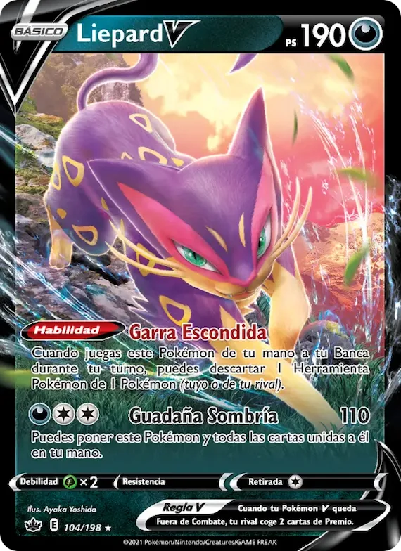 Liepard V 104 – Reinado Escalofriante