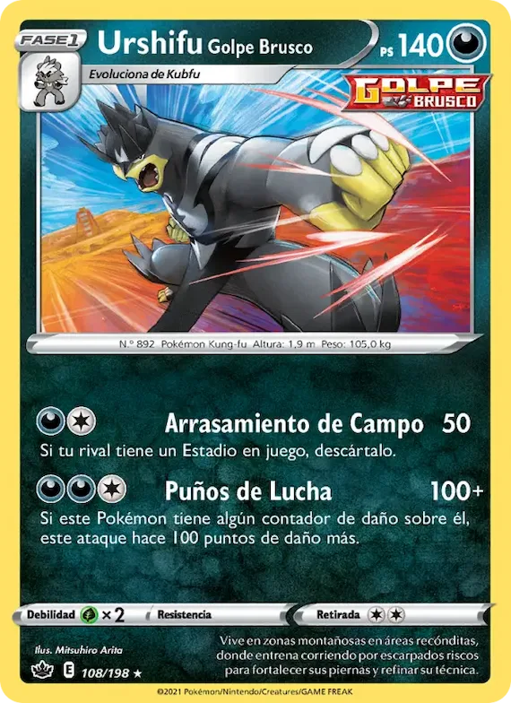 Urshifu Golpe Brusco 108 – Reinado Escalofriante