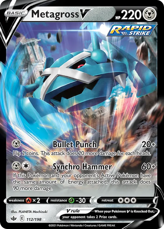 Metagross V #112 – Chilling Reign