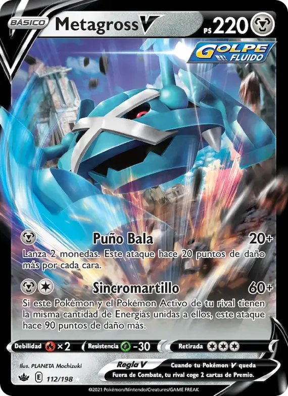 Metagross V 112 – Reinado Escalofriante