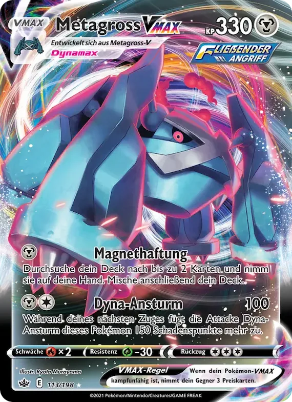 Metagross VMAX 113 – Schaurige Herrschaft