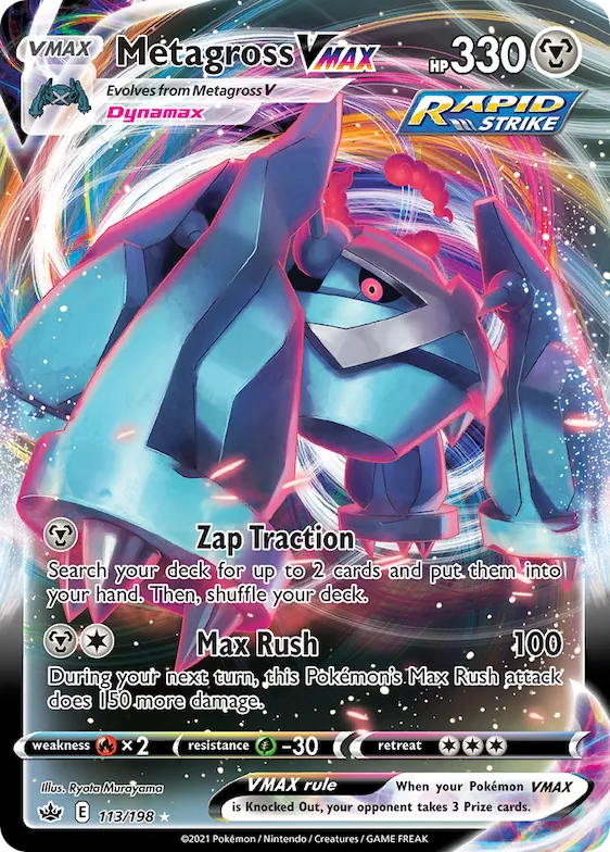 Metagross VMAX #113 – Chilling Reign