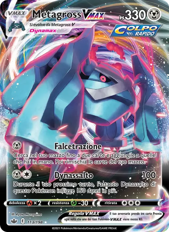 Metagross VMAX 113 – Regno Glaciale