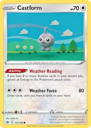 Castform #121 – Chilling Reign